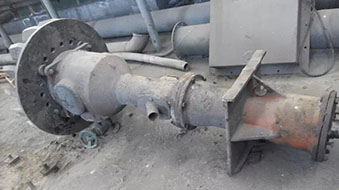 浮选机叶轮盖板现场检修