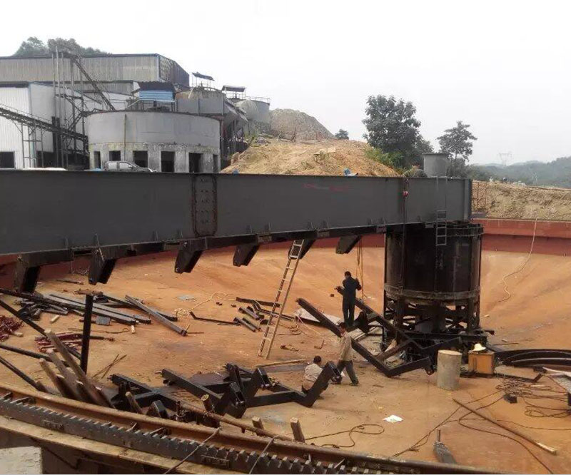 液压驱动浓缩机安装过程